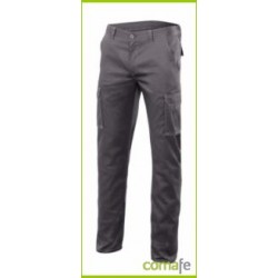 PANTALON ELASTICO MULTIBOLSILLOS GRIS 290GRAMOS T54 - Imagen 1