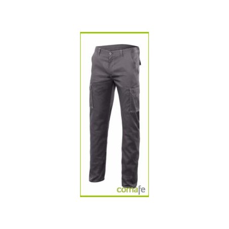 PANTALON ELASTICO MULTIBOLSILLOS GRIS 290GRAMOS T54 - Imagen 1