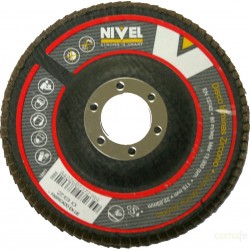 DISCO LAMINAS ZIRCONIO  115MM GRANO 80 NIVEL - Imagen 1