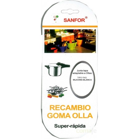 GOMA SILICONA OLLA SUPER RAPIDA GRIS FAGOR BLISTER - Imagen 1