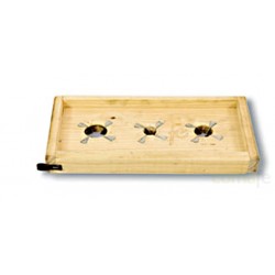 TABLA RAJAR ACEITUNAS 330X170MM FLORES CORTES - Imagen 1
