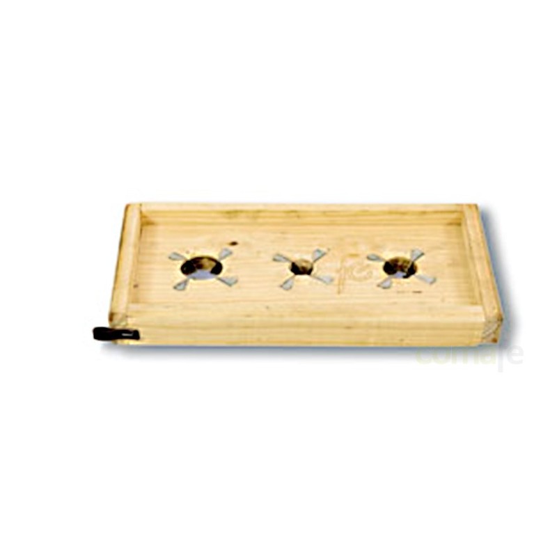 TABLA RAJAR ACEITUNAS 330X170MM FLORES CORTES - Imagen 1