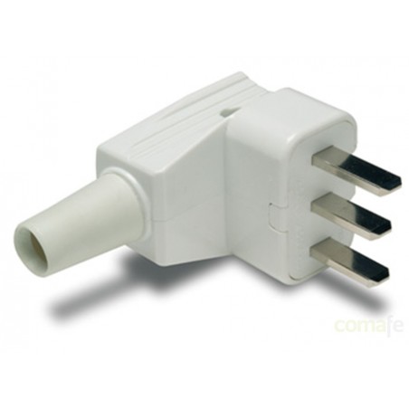 CLAVIJA TT 25A-250V BLANCA FAMATEL - Imagen 1