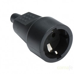 BASE MOVIL TT 16A-250V NEGRA FAMATEL - Imagen 1