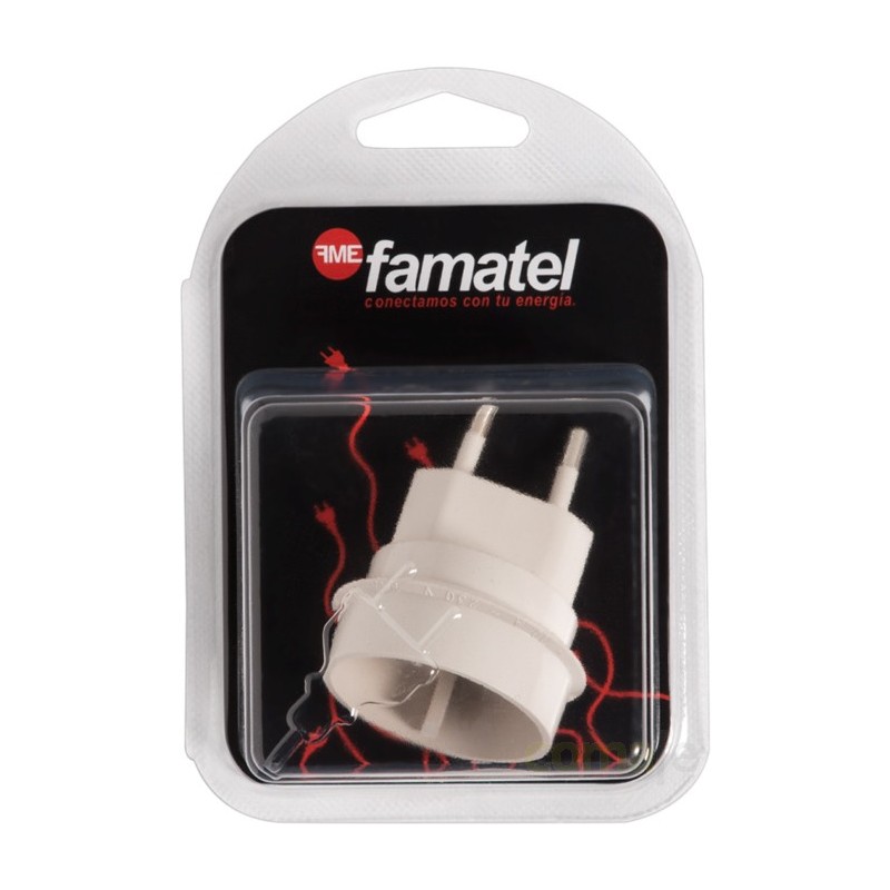 ADAPTADOR 10A-250V EUROPEO-UNIVERSAL BLISTER FAMATEL - Imagen 1
