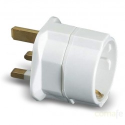 ADAPTADOR 10A-250V INGLES-EUROPEO FAMATEL - Imagen 1