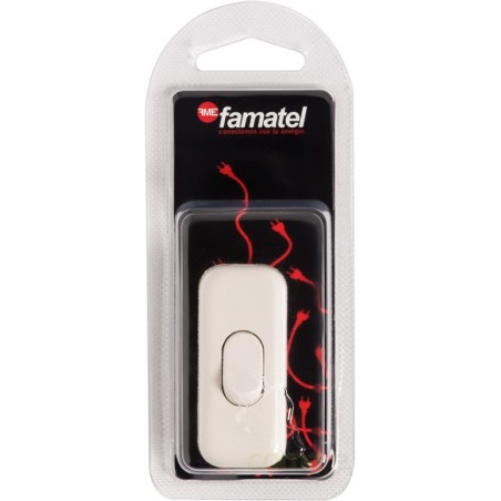 INTERRUPTOR DE PASO 2A-250V BLNACO BLISTER FAMATEL - Imagen 1