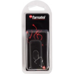 INTERRUPTOR DE PASO 2A-250V NEGRO BLISTER FAMATEL - Imagen 1