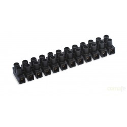 REGLETA CONEXION 2,5MM 24A NEGRA FAMATEL - Imagen 1