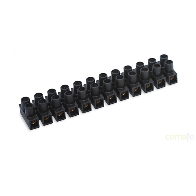 REGLETA CONEXION 2,5MM 24A NEGRA FAMATEL - Imagen 1