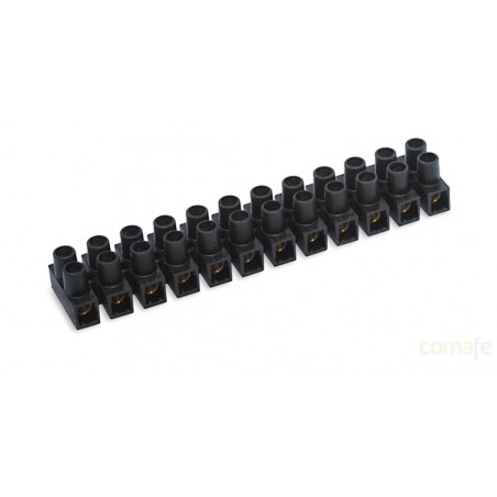 REGLETA CONEXION 2,5MM 24A NEGRA FAMATEL - Imagen 1