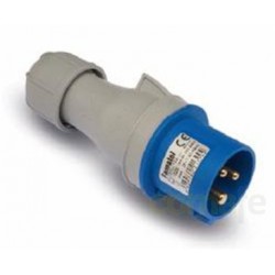 CLAVIJA CETAC 2P+T 32A/220-240V AZUL FAMATEL - Imagen 1