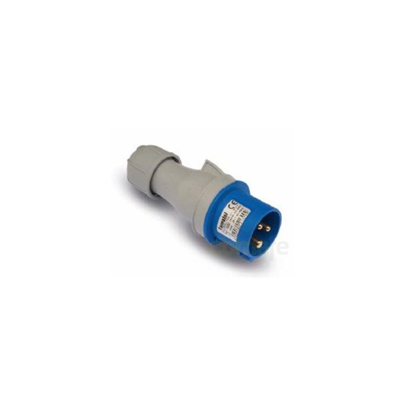 CLAVIJA CETAC 2P+T 32A/220-240V AZUL FAMATEL - Imagen 1