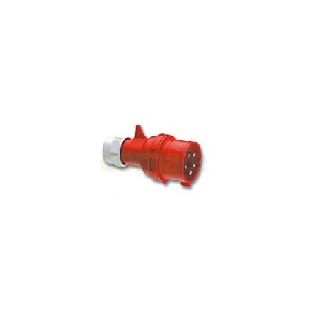 CLAVIJA CETAC 3P+N+T 16A/380-415V ROJA FAMATEL - Imagen 1