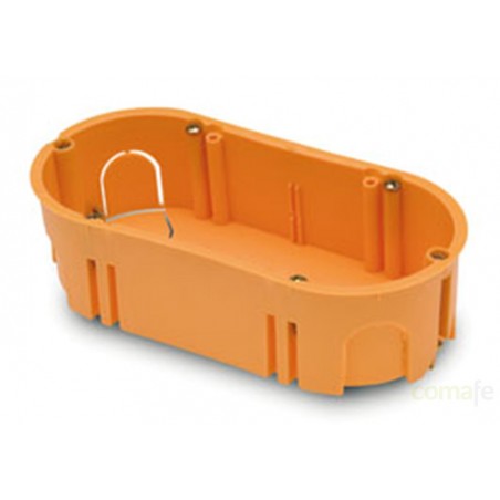 CAJA EMPOTRAR PLADUR DOBLE NARANJA 135x67x39 FAMATEL - Imagen 1