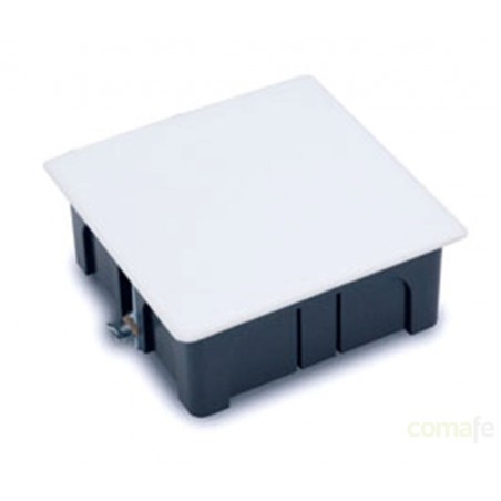 CAJA EMPOTRAR PLADUR CON TAPA NARANJA 100x100x45 FAMATEL - Imagen 1