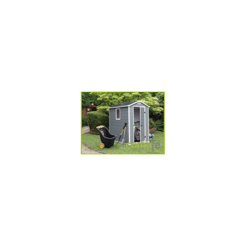 CASETA RESINA MANOR 4X6 GRIS 130X192X198 2006205 - Imagen 1