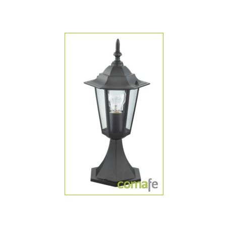 LAMPARA SOBREMURO ORLANDO E-27 60 W NEGRO ILLUX1103Z - Imagen 1