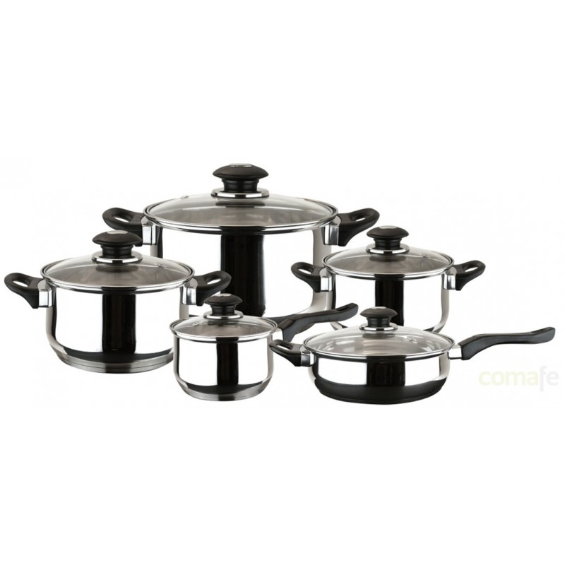 BATERIA COCINA INOX 10PZ FAMILY MAGEFESA - Imagen 1