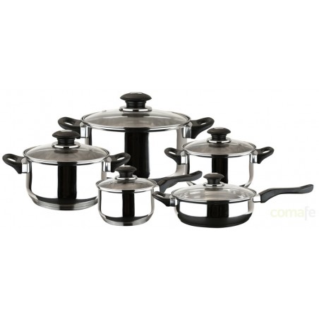 BATERIA COCINA INOX 10PZ FAMILY MAGEFESA - Imagen 1