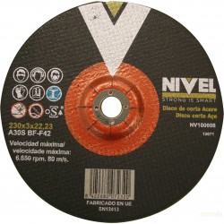 DISCO CORTE ACERO 230X3X22 - Imagen 1