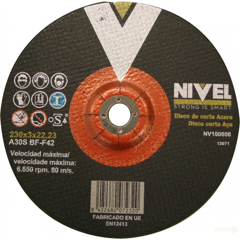 DISCO CORTE ACERO 230X3X22 - Imagen 1