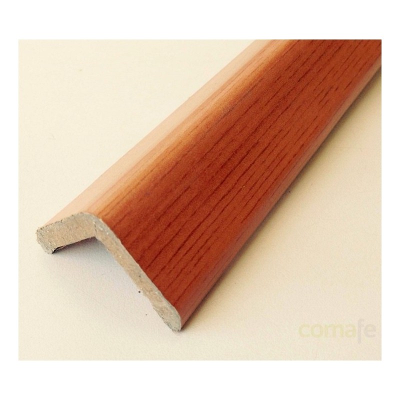 ESQUINERO MDF MELAMINA ADHESIVO CEREZO 30X30X2,60MT - Imagen 1