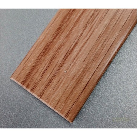 PERFIL PVC PLAQUETA PLANO ADHESIVO INOX 35MMX1MT - Imagen 1