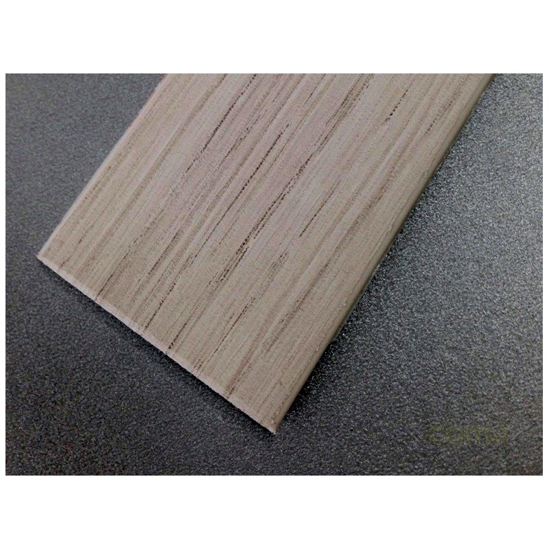 PERFIL PVC PLAQUETA PLANO ADHESIVO ROBLE POLAR 35MMX1MT - Imagen 1