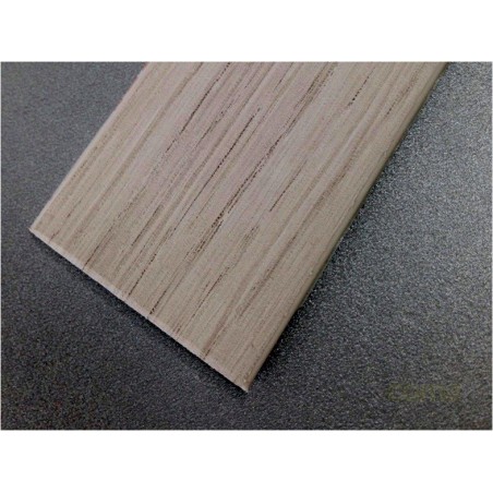 PERFIL PVC PLAQUETA PLANO ADHESIVO ROBLE POLAR 35MMX1MT - Imagen 1