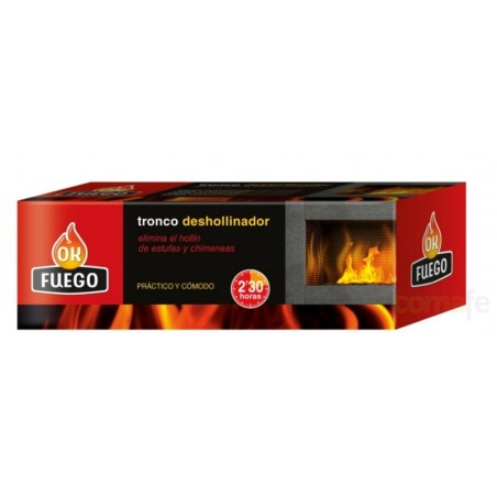 DESHOLLINADOR ESTUFA LEÑO 1,5 KG OK FUEGO - Imagen 1