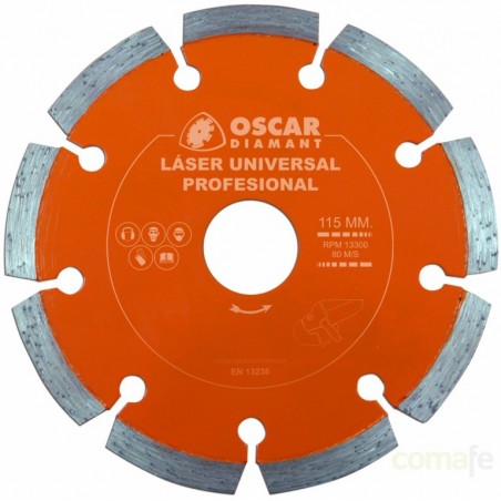DISCO DIAMANTE LASER PROFESIONAL 115MM. UNIDAD - Imagen 1