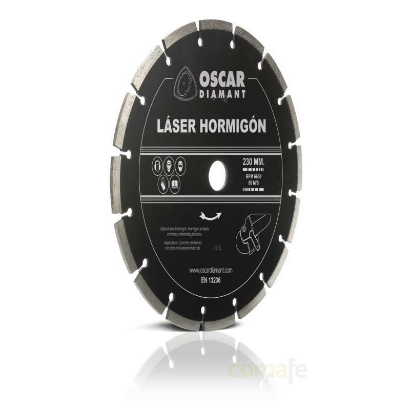 DISCO DIAMANTE HORMIGON LASER 230MM. UNIDAD - Imagen 1