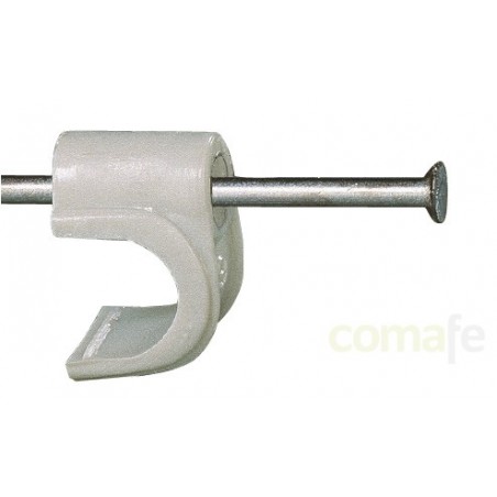 GRAPA CABLE ELECTR FISCHER PLAST.BLANCA GC 5 - Imagen 1