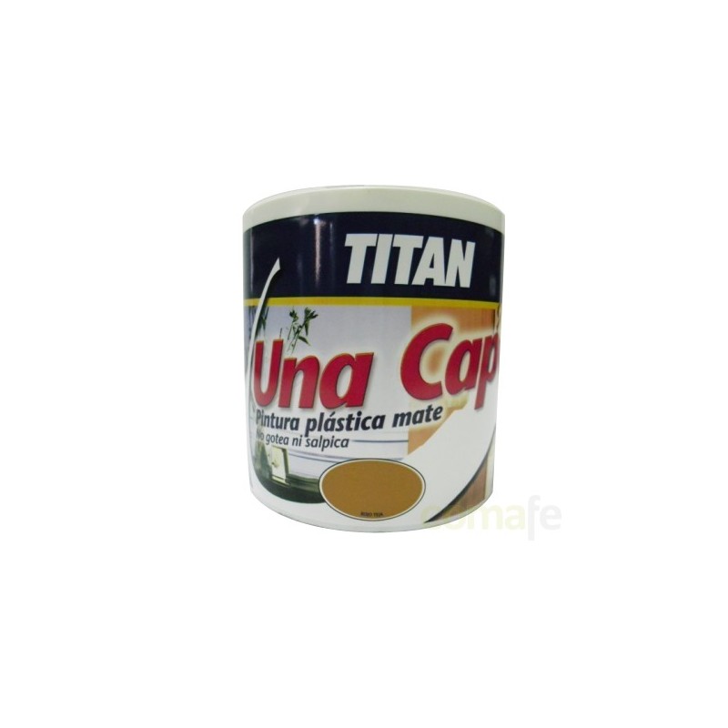 PINTURA PLASTICA MATE TITAN UNA CAPA 750 - Imagen 1