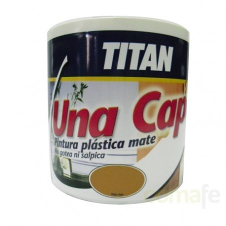 PINTURA PLASTICA MATE TITAN UNA CAPA 750 - Imagen 1