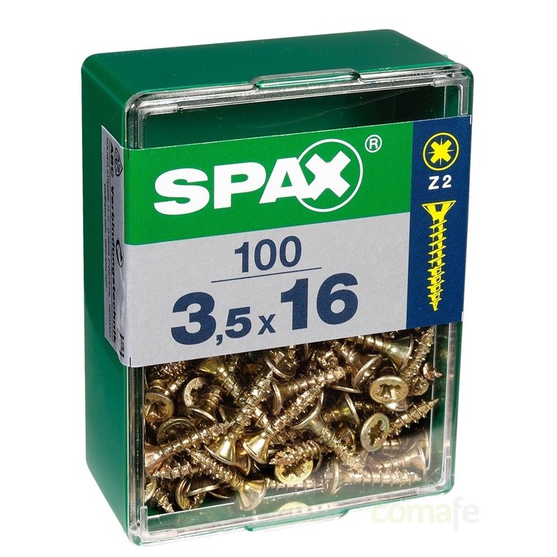 TORNILLO SPAX TRX 04X030MM A2 INOX 150PZ - Imagen 1