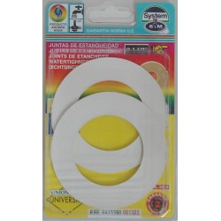 JUNTA FONTAN PLANA 1"1/2 LAVABO GOMA S&M - Imagen 1