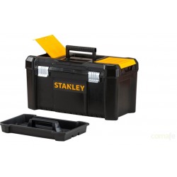 CAJA  HERRAM 48.2X25.4X25CM PL NEG/AMA D - Imagen 1