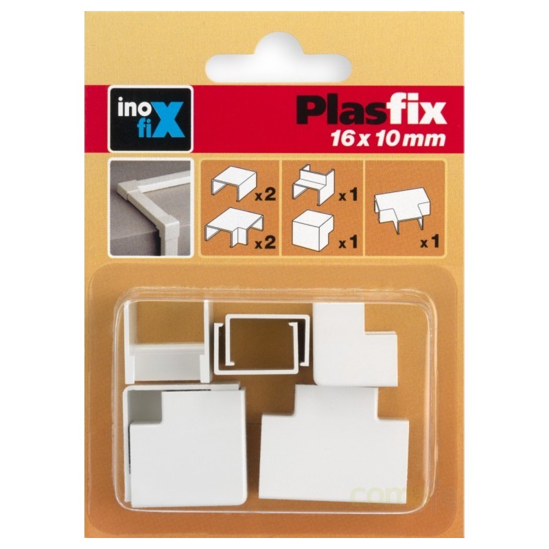 CANALETA ELEC 16X10MM PVC BL ACCS INOFIX - Imagen 1