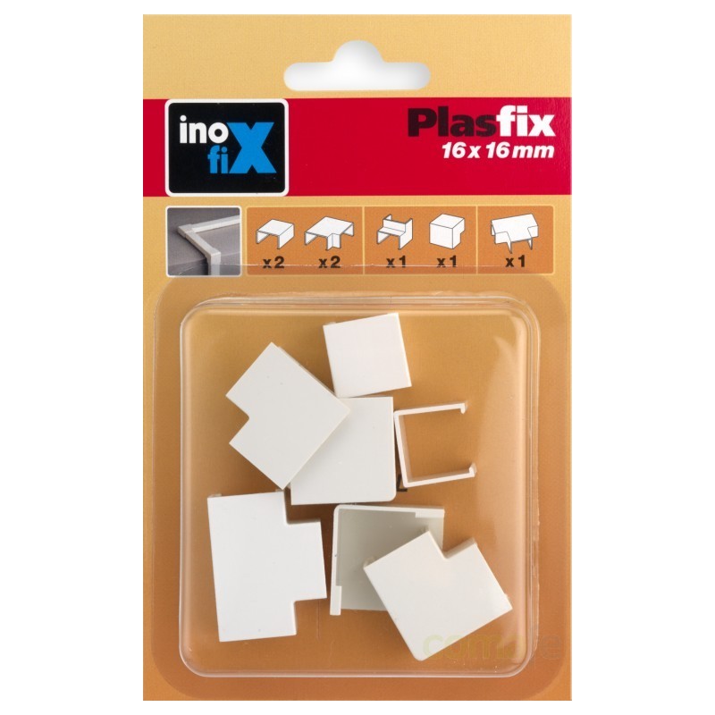 CANALETA ELEC 16X16MM PVC BL ACCS INOFIX - Imagen 1