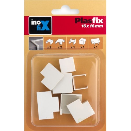 CANALETA ELEC 16X16MM PVC BL ACCS INOFIX - Imagen 1