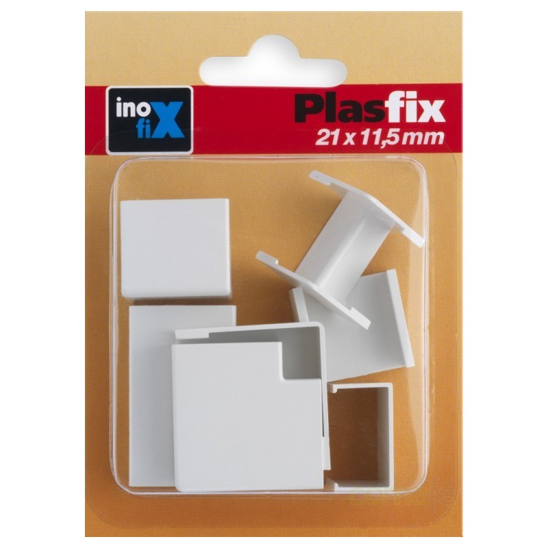 CANALETA ELEC 21X11MM PVC BL INOFIX - Imagen 1