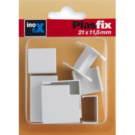 CANALETA ELEC 21X11MM PVC BL INOFIX - Imagen 1