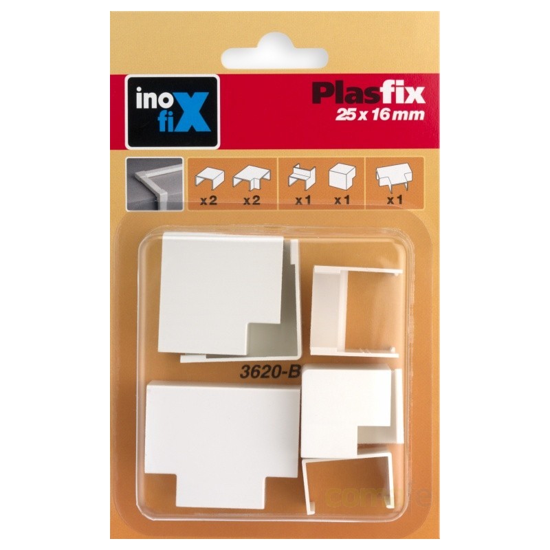 CANALETA ELEC 25X16MM PVC BL ACCS INOFIX - Imagen 1