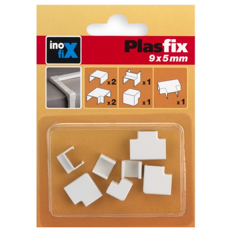 CANALETA ELEC 9X5MM PVC BL ACCS INOFIX - Imagen 1