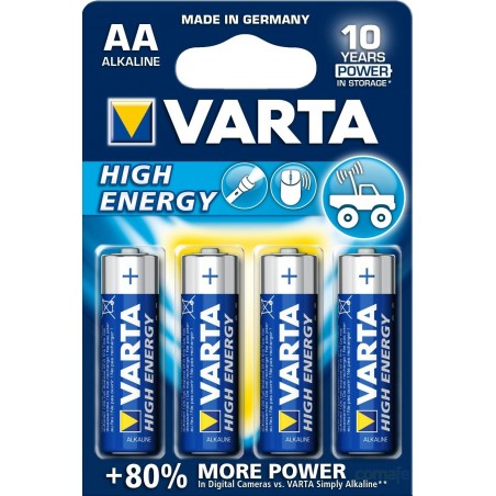PILA ALCALINA LR06 AA 1,5V HIGH ENERGY V - Imagen 1