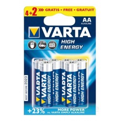 PILA ALCALINA LR06 AA 1,5V HIGH ENERGY V - Imagen 1