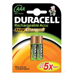 PILA RECARGABLE LR03 AAA 1,5V DURACELL 2 - Imagen 1