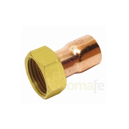 RACOR LOCO RECTO COBRE H 15 X ½" SUDO - Imagen 1